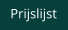 Prijslijst